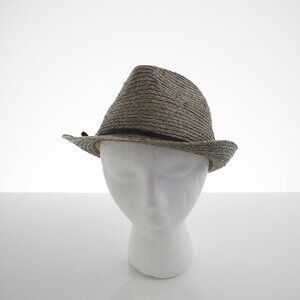 Flora Bella Womens Woven Raffia Fedora - OneSize